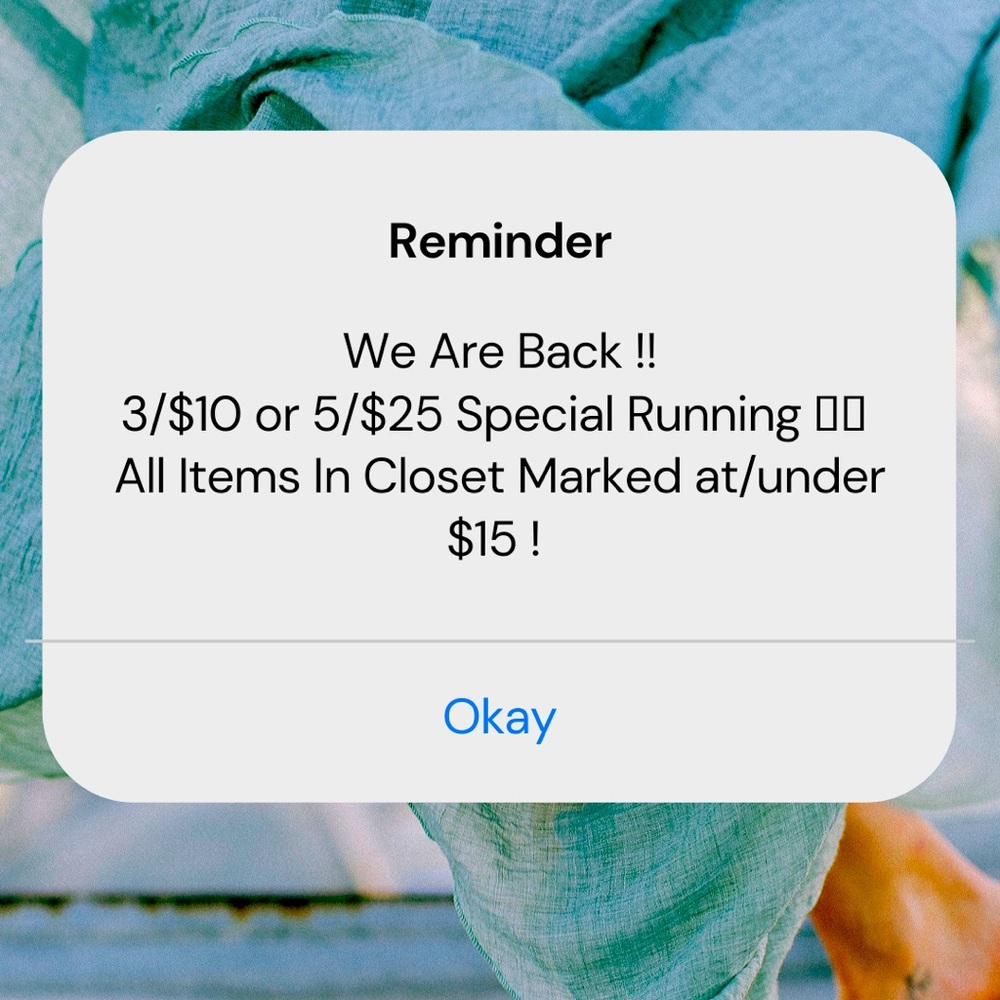 Closet Sell / New Inventory Coming Soon